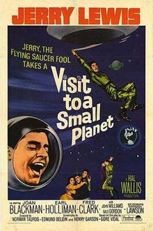 VISIT TO A SMALL PLANET (MP 1960) Jerry Lewis, Joan Blackman, Earl Holliman, Fred Clark, John Williams, Jerome Cowan, Gale Gordon - Image 2