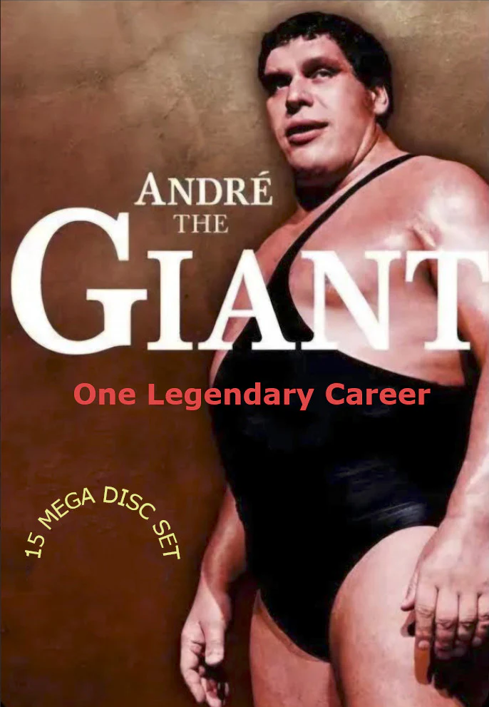 ANDRÉ THE GIANT: ONE LEGENDARY CAREER (15-DVD MEGA SET) André René Roussimoff