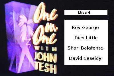 ONE ON ONE WITH JOHN TESH - DISC 4 (1991-92 NBC Daytime) Boy George, Rich Little, Shari Belafonte, David Cassidy - Image 6