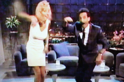 LATE SHOW, THE (FOX 9/3/87) Guest host: Jonathon Brandmeier, Robin Greer , Dave Alvin and the Allnighters, Trini Lopez, Steve Pearl, Lorenzo Lamas, David Jolliffe - Image 11