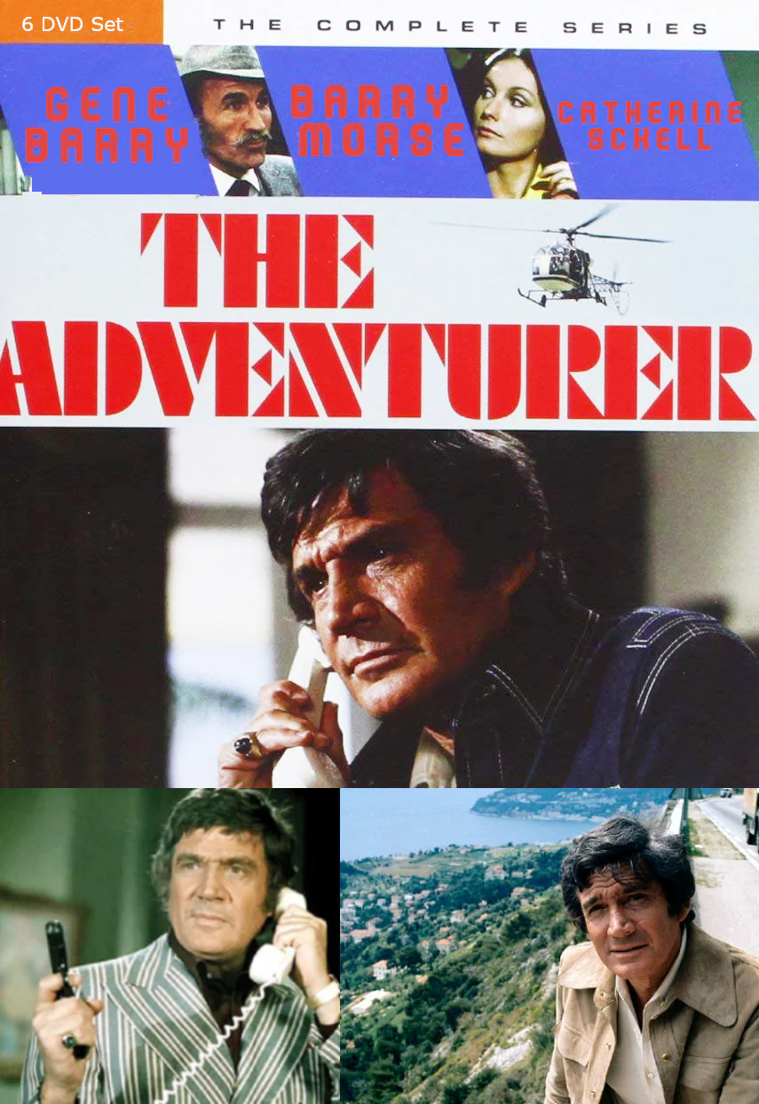 ADVENTURER, THE - THE COMPLETE ITC CRIME THRILLER SERIES (1972/73) EXCELLECT QUALITY!!! HARD TO FIND!!! Gene Barry, Barry Morse, Catherine Schell
