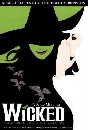 WICKED – THE MUSICAL (2003 NYC GERWIN THEATRE) EXTREMELY RARE!!! Kristin Chenoweth, Idina Menzel, Joel Grey, Norbert Leo Butz, Carole Shelley, Michelle Federer, Christopher Fitzgerald, William Youmans